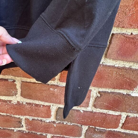 Eileen Fisher Cotton Stretch Jersey sweatshirt tunic dress medium NEW - Picture 4 of 7